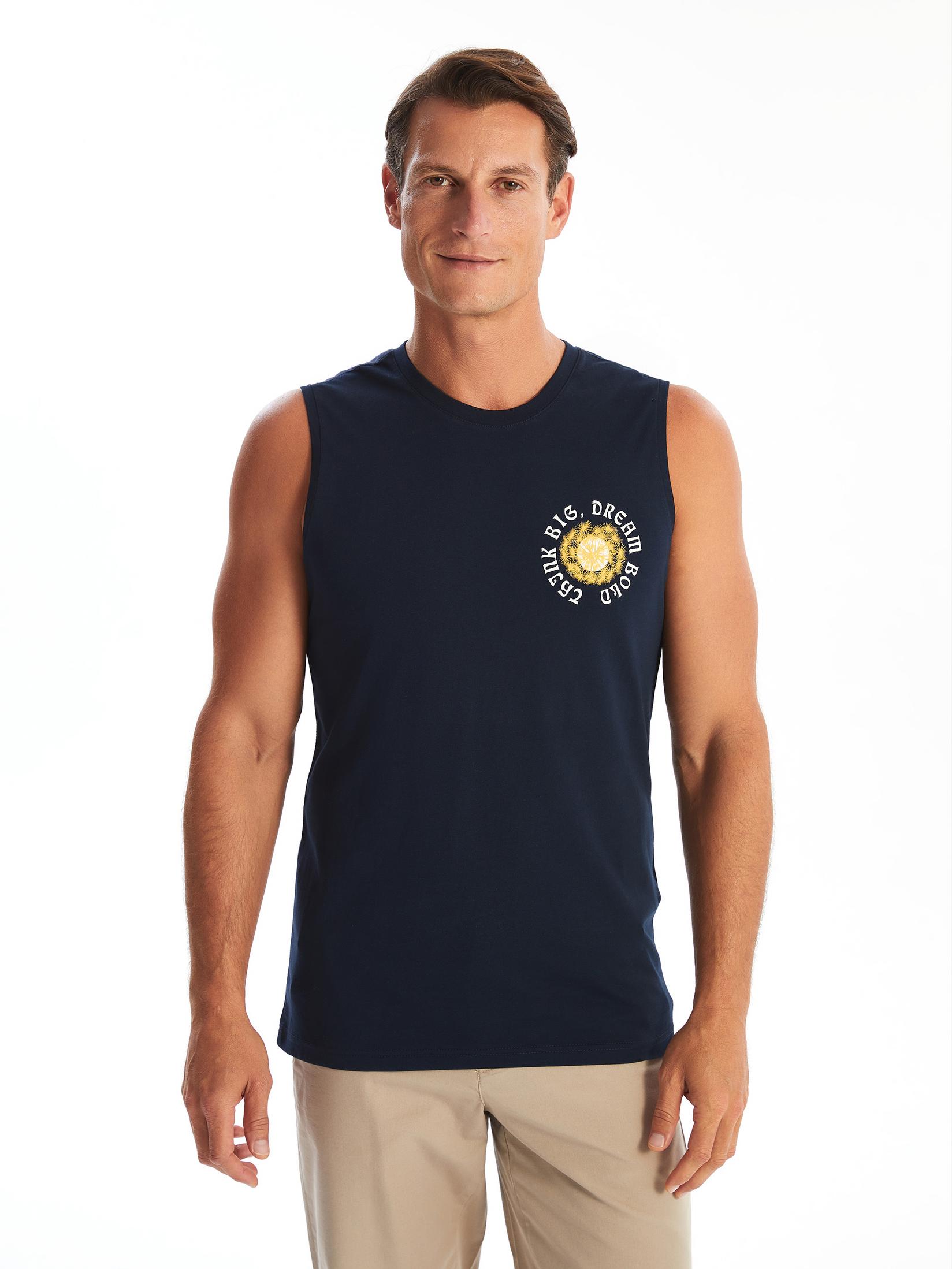 LC Waikiki Muška majica S4EK06Z8-DWP, Teget