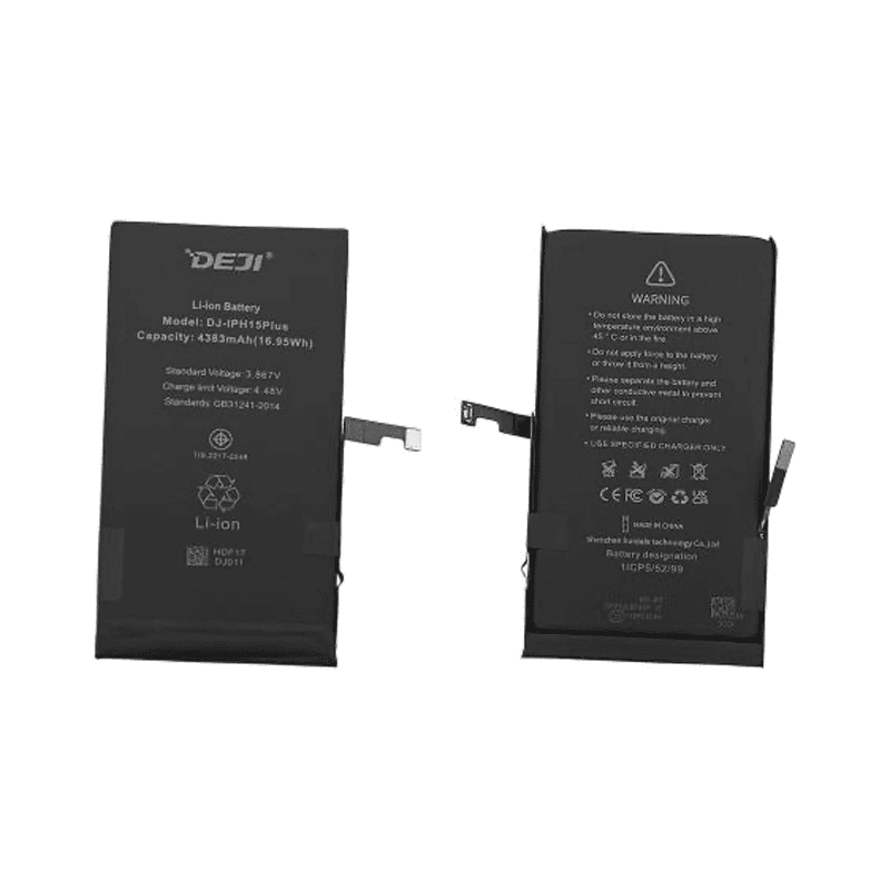 Baterija DEJI (Cracked) za iPhone 15 Plus (4383 mAh)