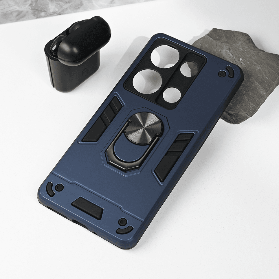 Maska za telefon Hard Ring za Xiaomi Redmi Note 13 Pro 4G, EU, Tamnoplava