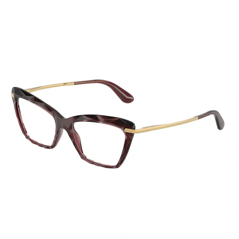 Dolce & Gabbana Ženski okvir za naočare 0DG5025 3045, Bordo - Zlatni