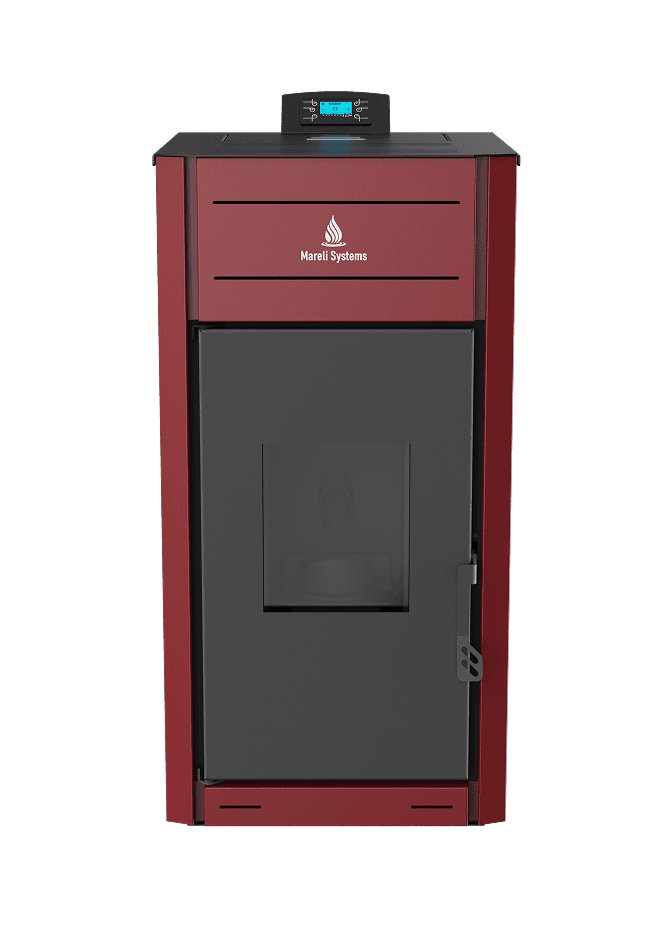 Mareli Kamin na pelet Uno 13 (1kW + 12kW), Bordo
