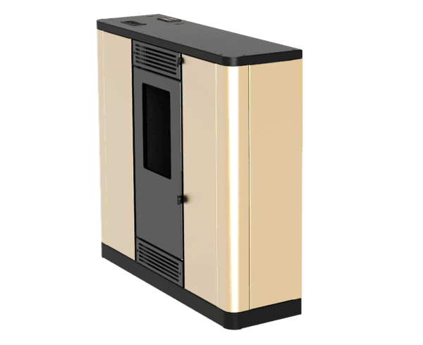 Mareli Kamin na pelet Aurora Slim 10 air (10kW), Krem