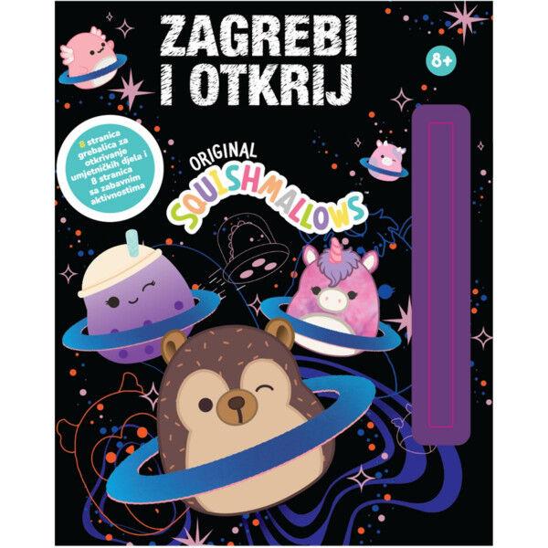 Squishmallows Knjiga s olovkom Zagrebi i otkrij
