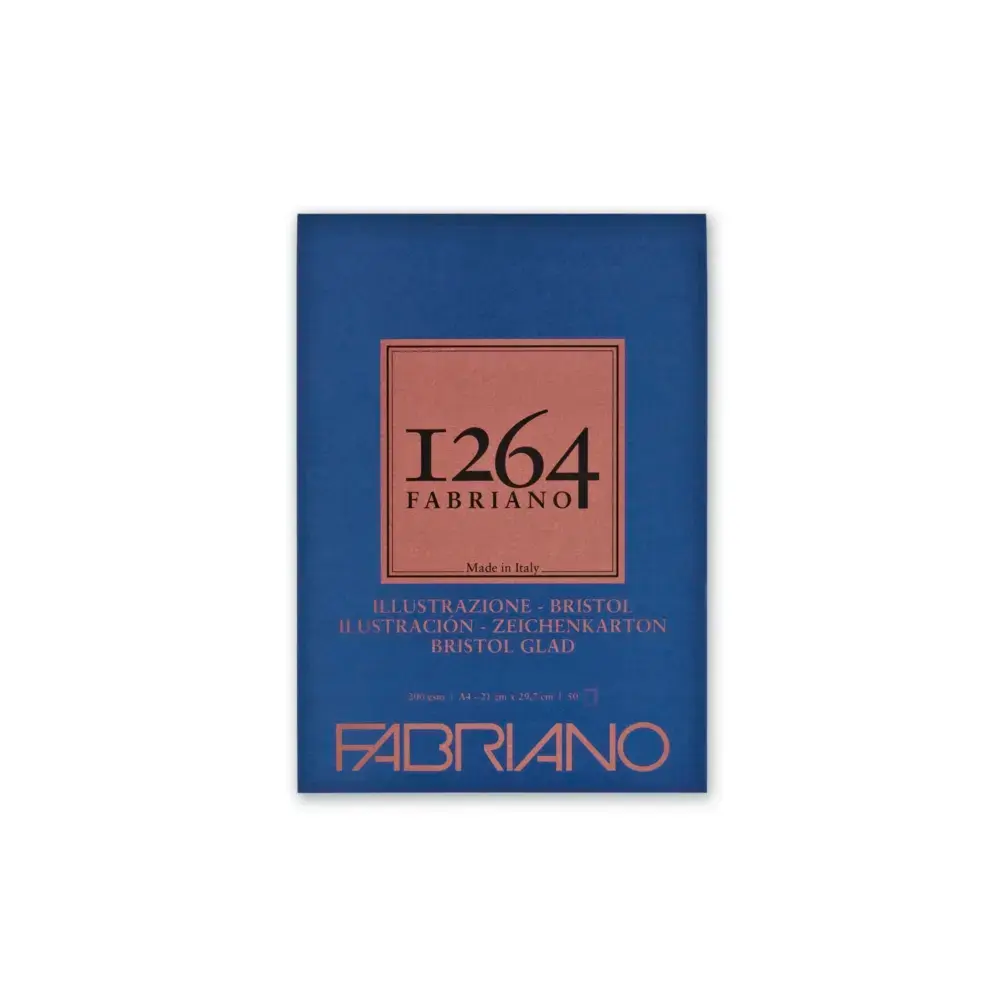 Fabriano Blok za crtanje 1264 Bristol, A4, 200g, 50 listova
