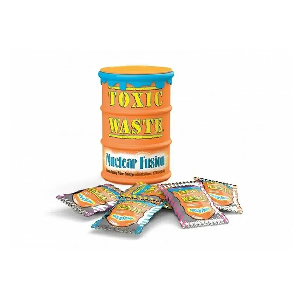 Toxic waste Tvrda kisela bombona, 42g, Narandžasta