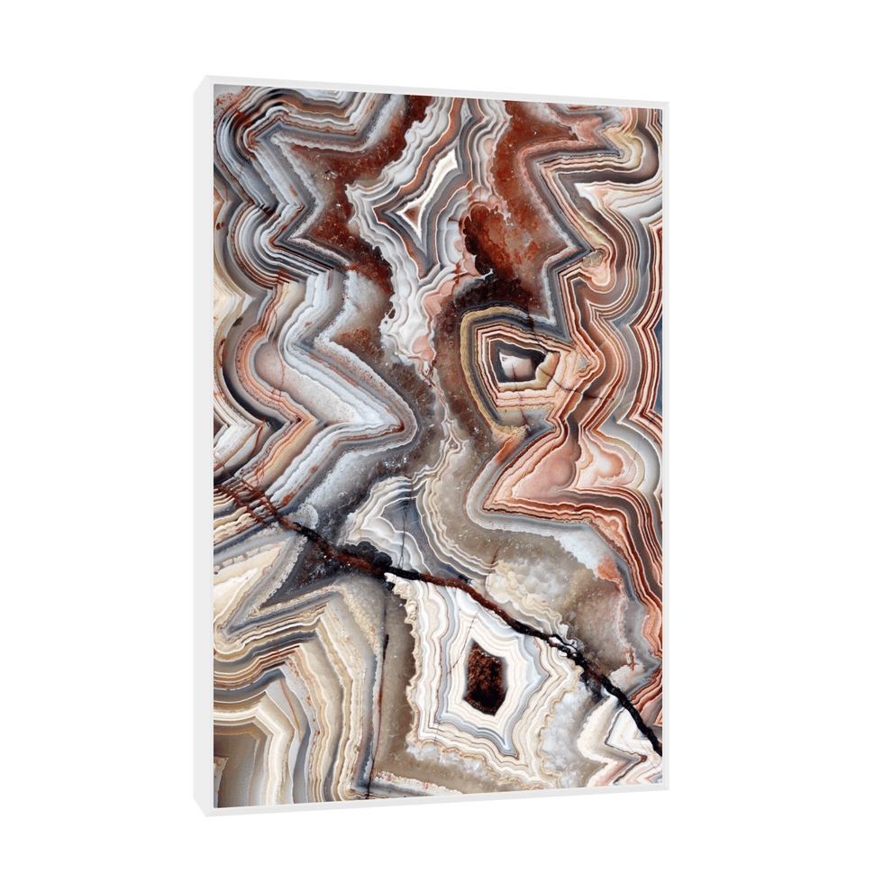 Canvas Slika na platnu Laguna ahat Meksiko, Sa ramom, 30 x 45 cm, Beli