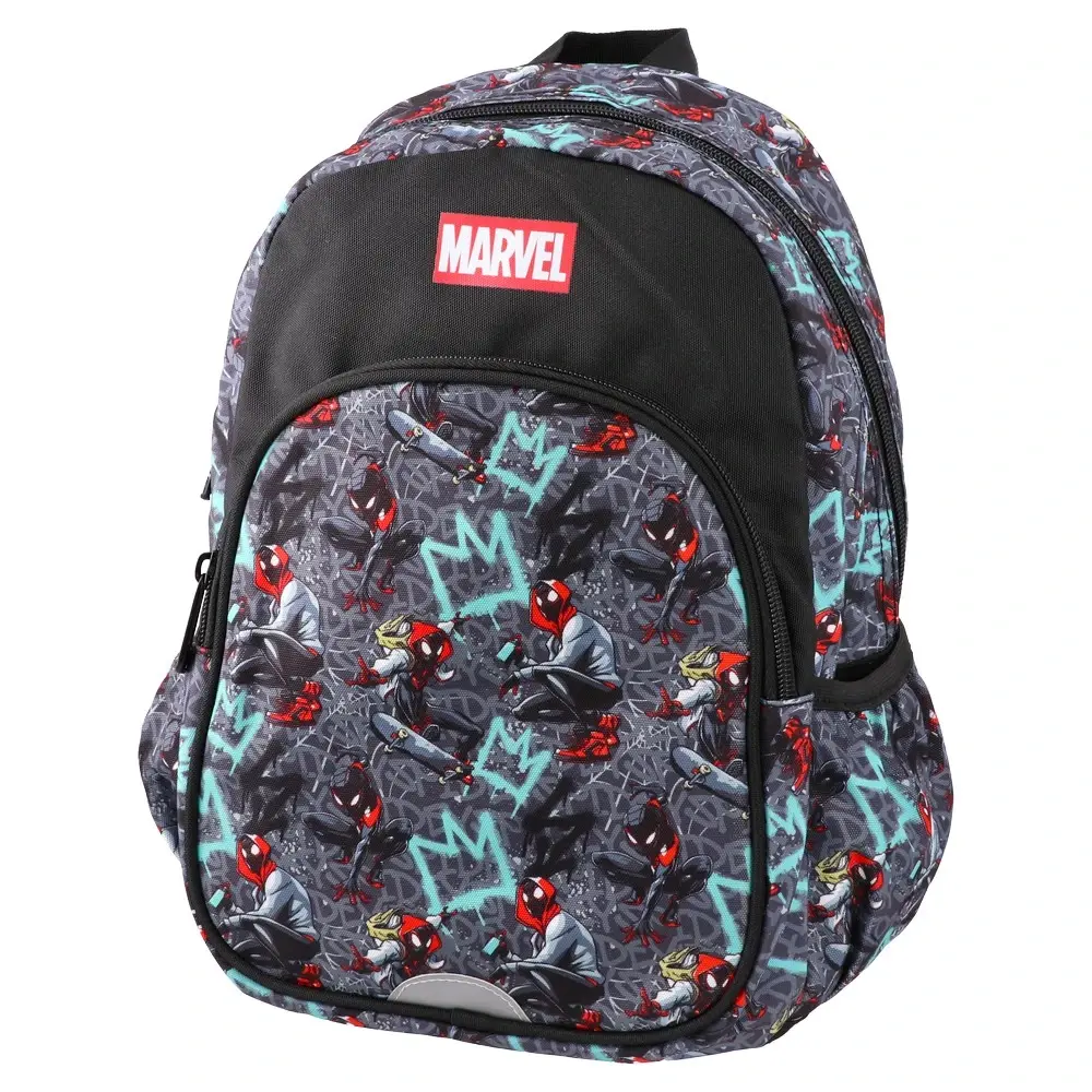 Predškolski ranac Spider-Man Graffity P2, Crni
