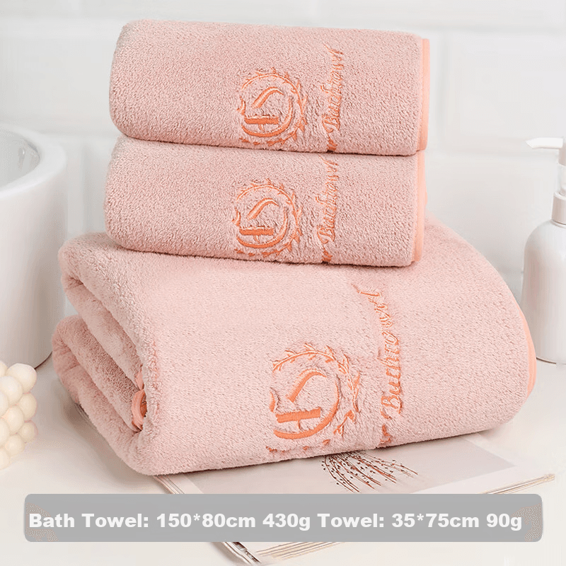 Grace Set peškira, 3 komada, Roze