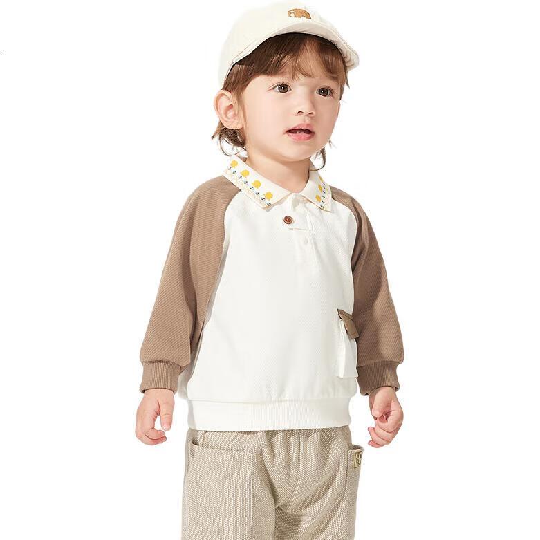 Balabala Majica dugih rukava za bebe, Bela
