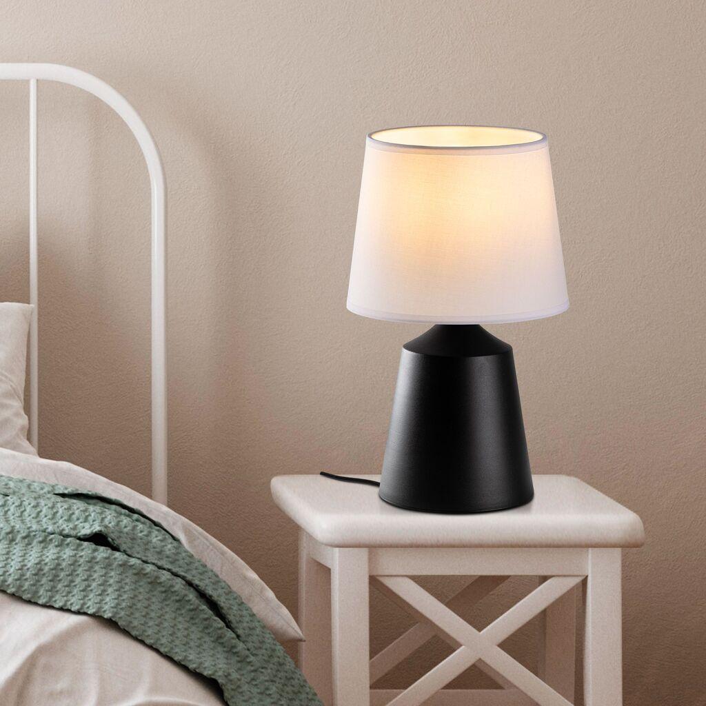 Opviq Stona lampa Drop-15493, Crno-bela