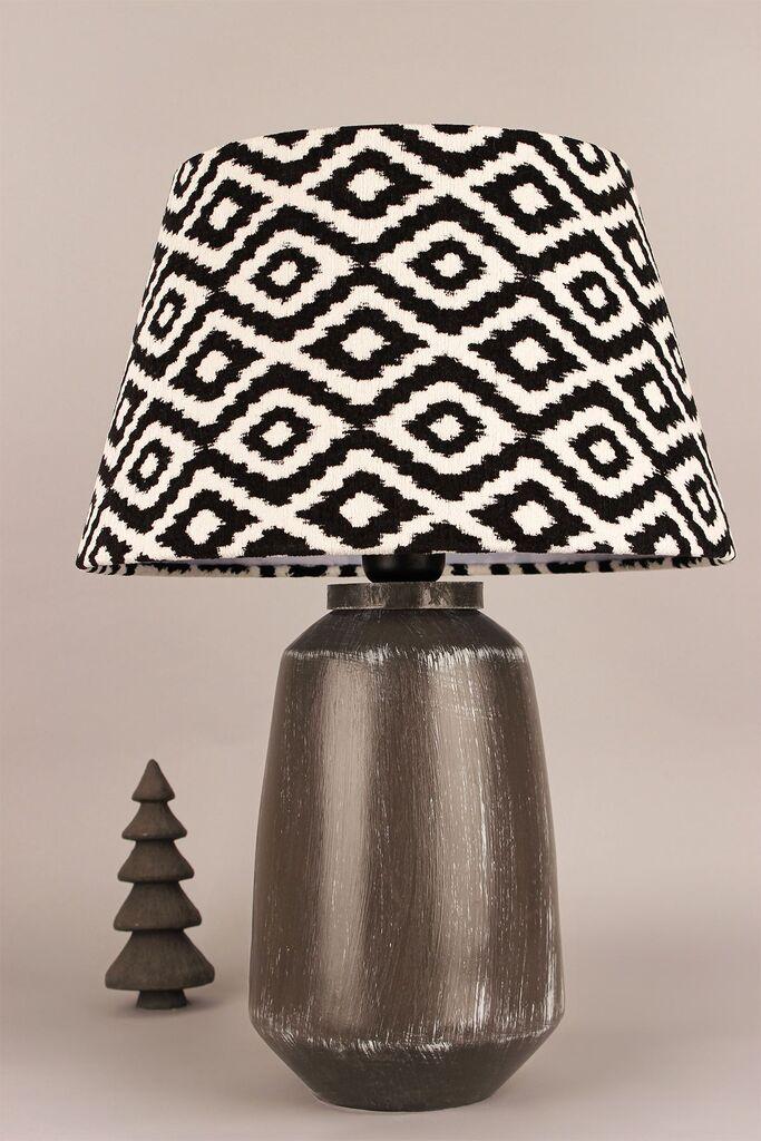 Opviq Stona lampa BK103, Crno-bela