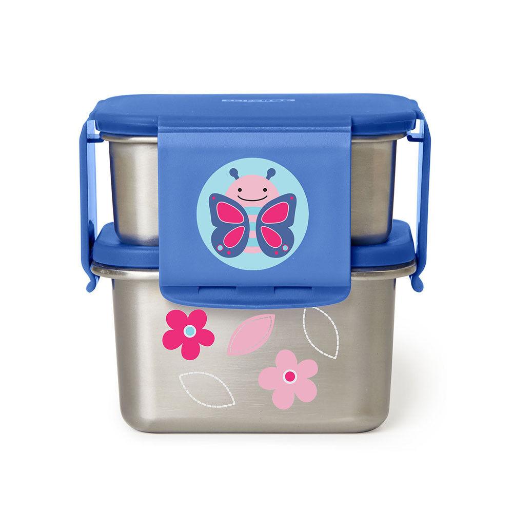 Skip Hop Set Kutija za jelo Leptir, Nerđajući čelik