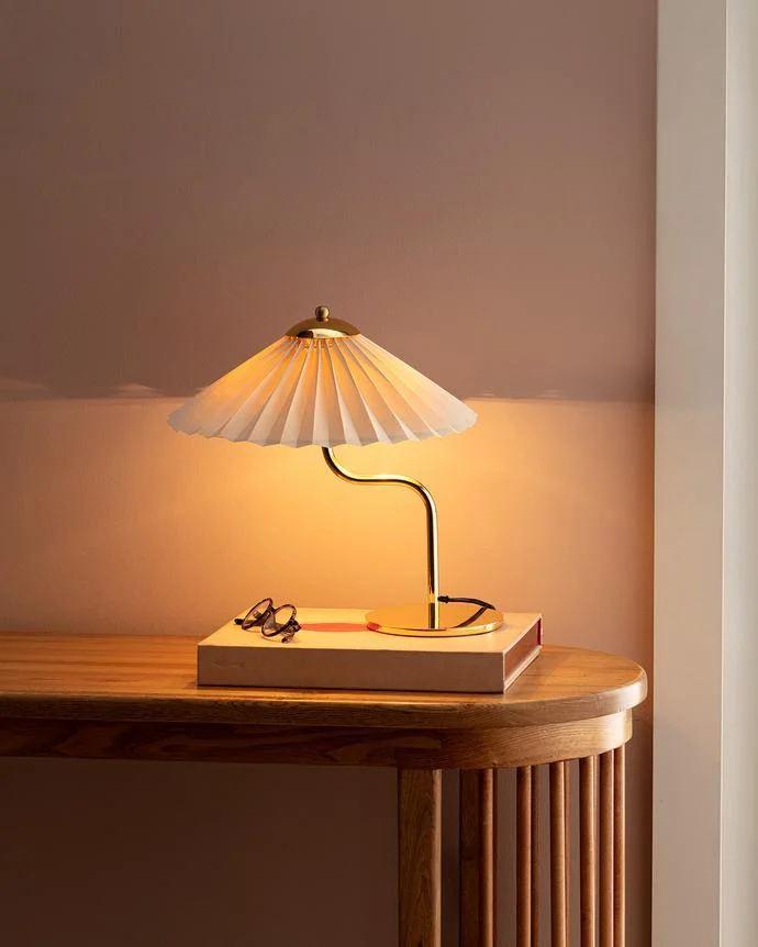 Opviq Stona lampa Miranda, Bež-zlatne boje