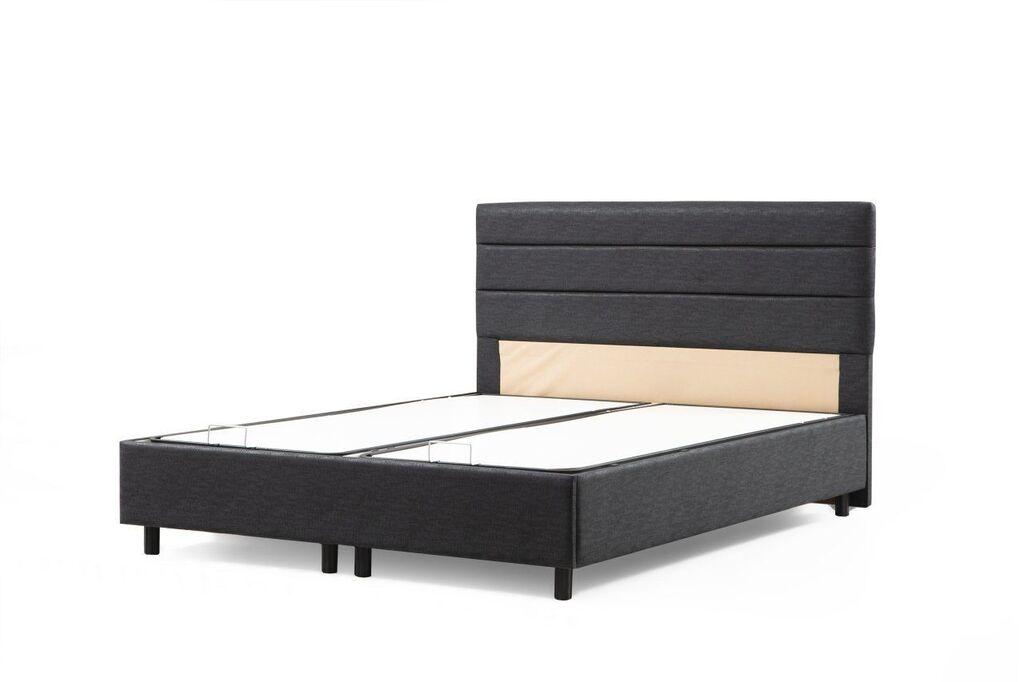 Hanah Home Osnova za krevet  sa uzglavljem Motya, 160x110x200 cm, Antracit