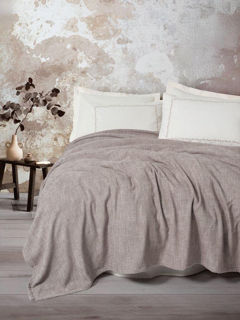 L'essentiel Maison Komplet posteljine Loom, 240x230 cm, Krem