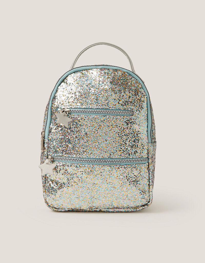 Monsoon Ranac za devojčice Glitter, Srebrne boje