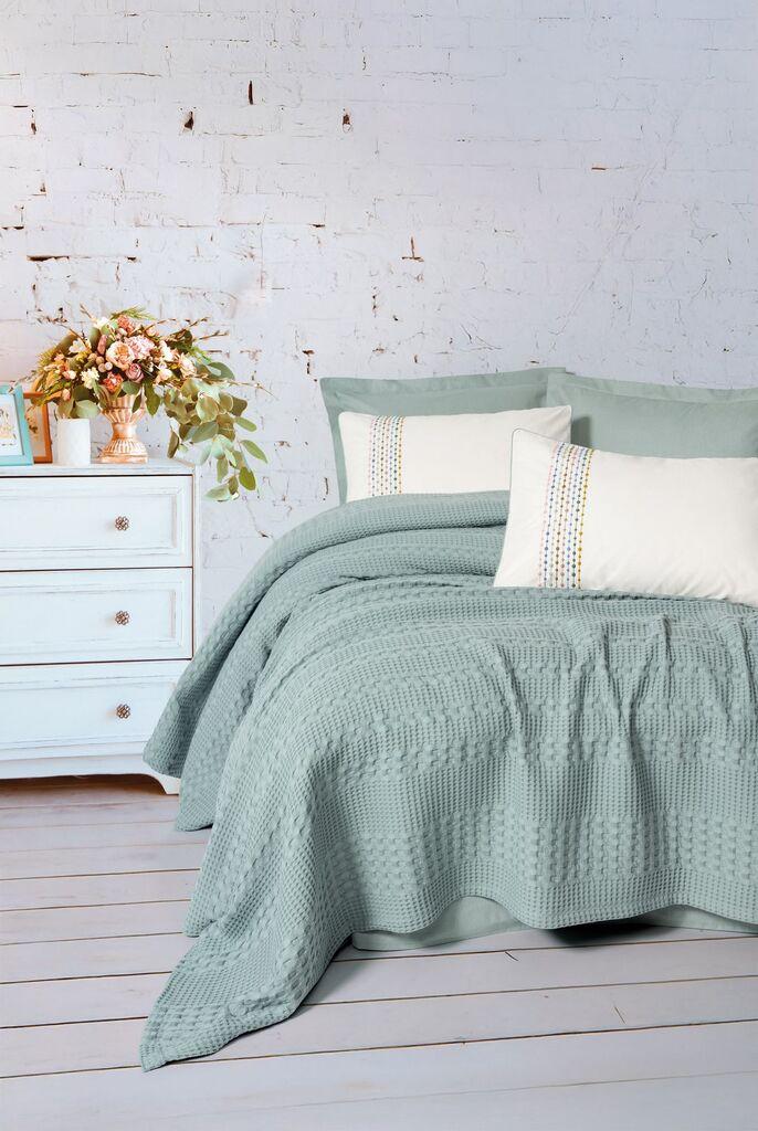 L'essentiel Maison Komplet posteljine Pebble, 200x230 cm, Menta