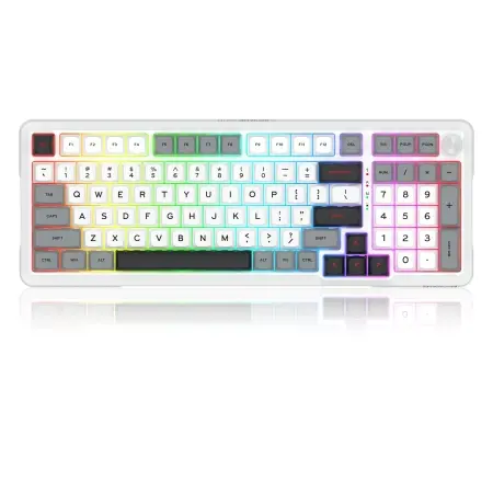ReDragon - Mehanička geјmerska tastatura Bragi Pro MK688 bela