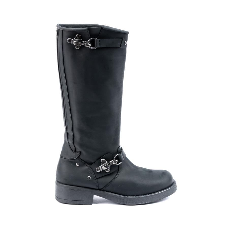 Silko Ženske čizme 7488, Kožne, Crne