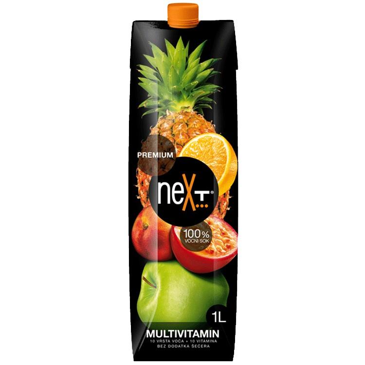 Next Premium Negazirani sok Multivitamin, 1l