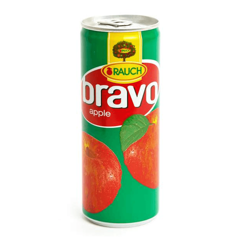 Rauch Bravo Negazirani sok Jabuka, 0.25l