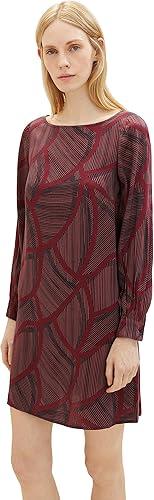 Tom Tailor 1037931 Ženska haljina, Bordo