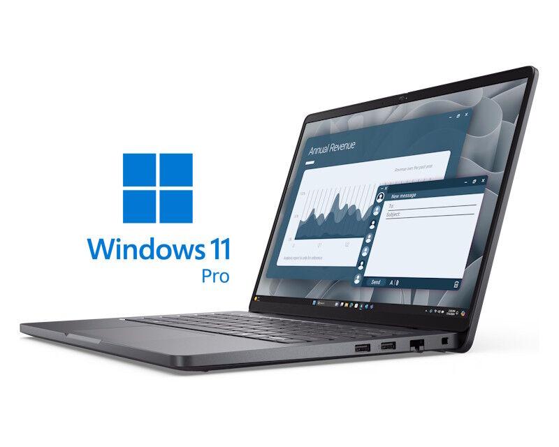 DELL Laptop Pro 14, 14" FHD+ 300 nits, Core Ultra 7 255U, 32GB, 512GB SSD, Backlit, FP, Win11Pro, 3yr ProSupport