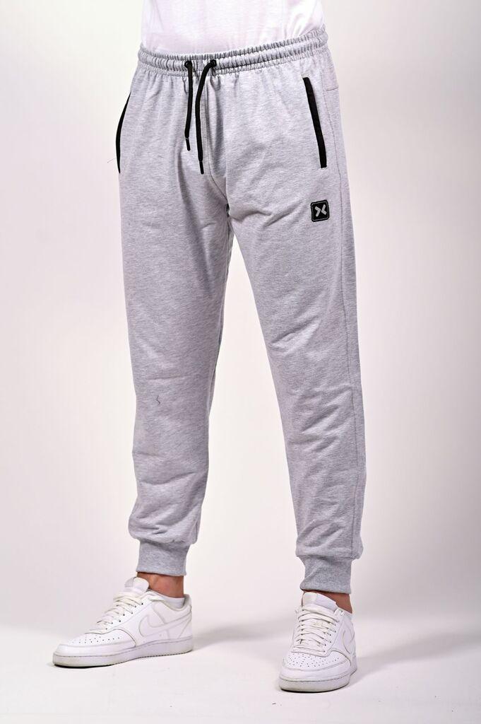 No Copy Muški donji deo trenerke 216, Svetlosivi