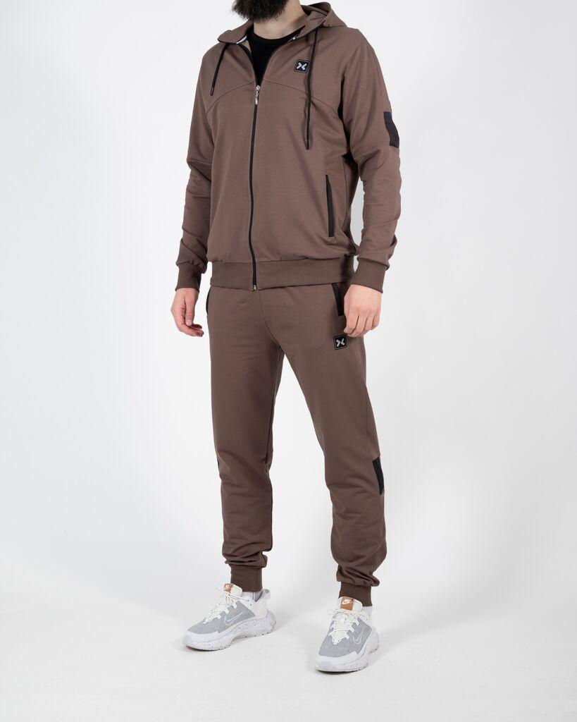 No Copy Muška komplet trenerka 242, Braon