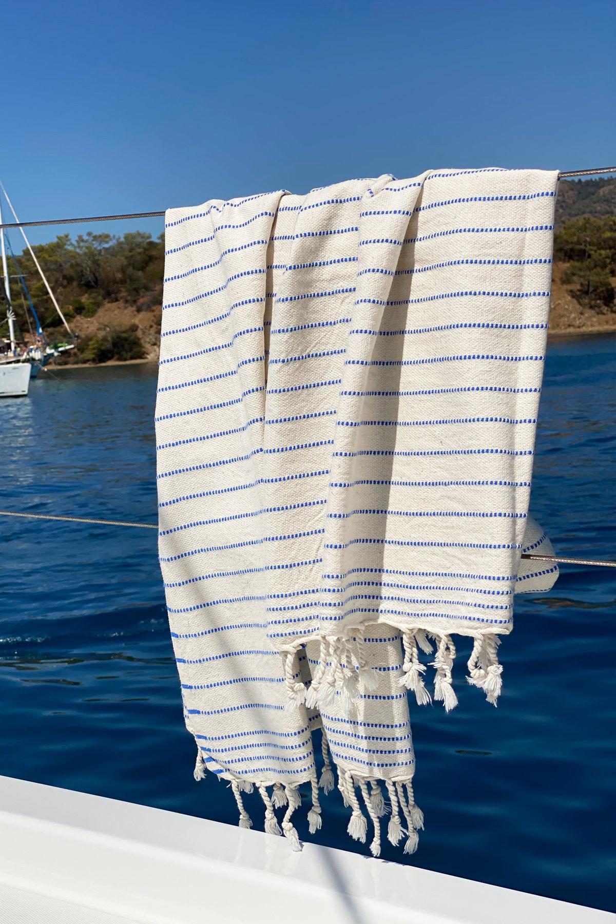 L'essentiel Maison Peškir za plažu Plavo-Krem