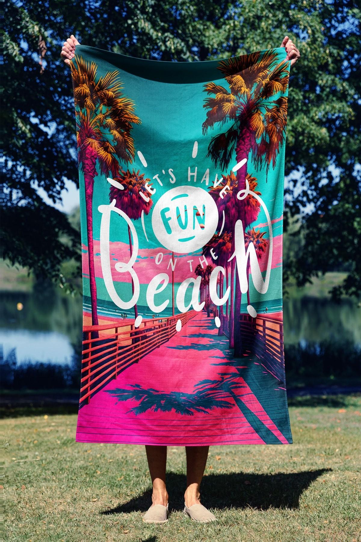 L'essentiel Maison Peškir za plažu 70x130cm Šareni