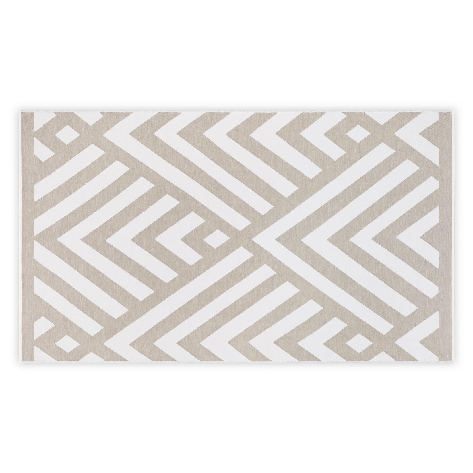 L'essentiel Maison Peškir za plažu 100x180cm Sivo-Beli