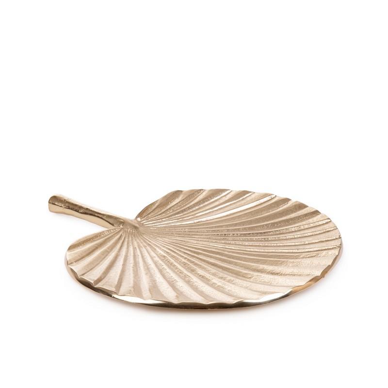 Homla Dekorativna činija Gironia 40cm, Zlatna