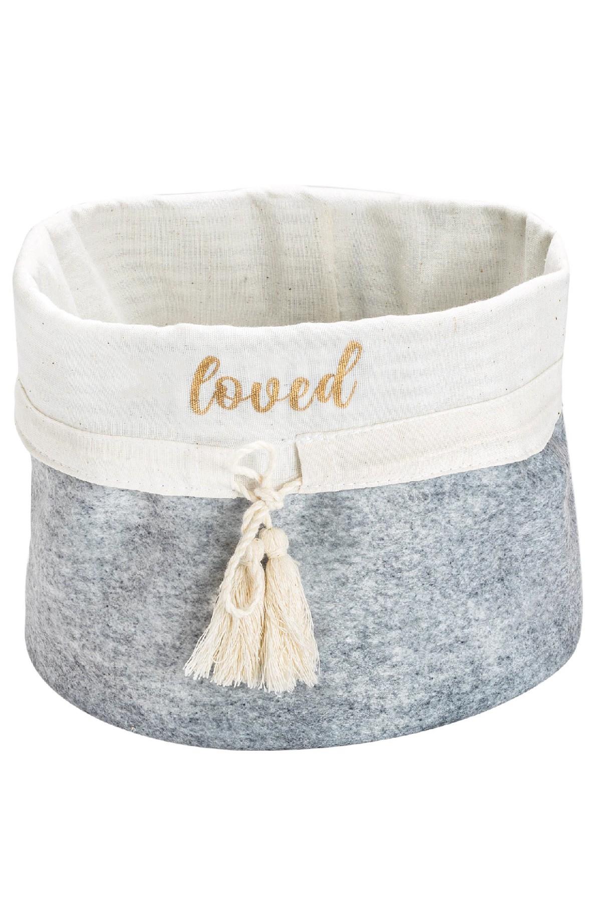 Aberto Design Korpa za odlaganje Siva