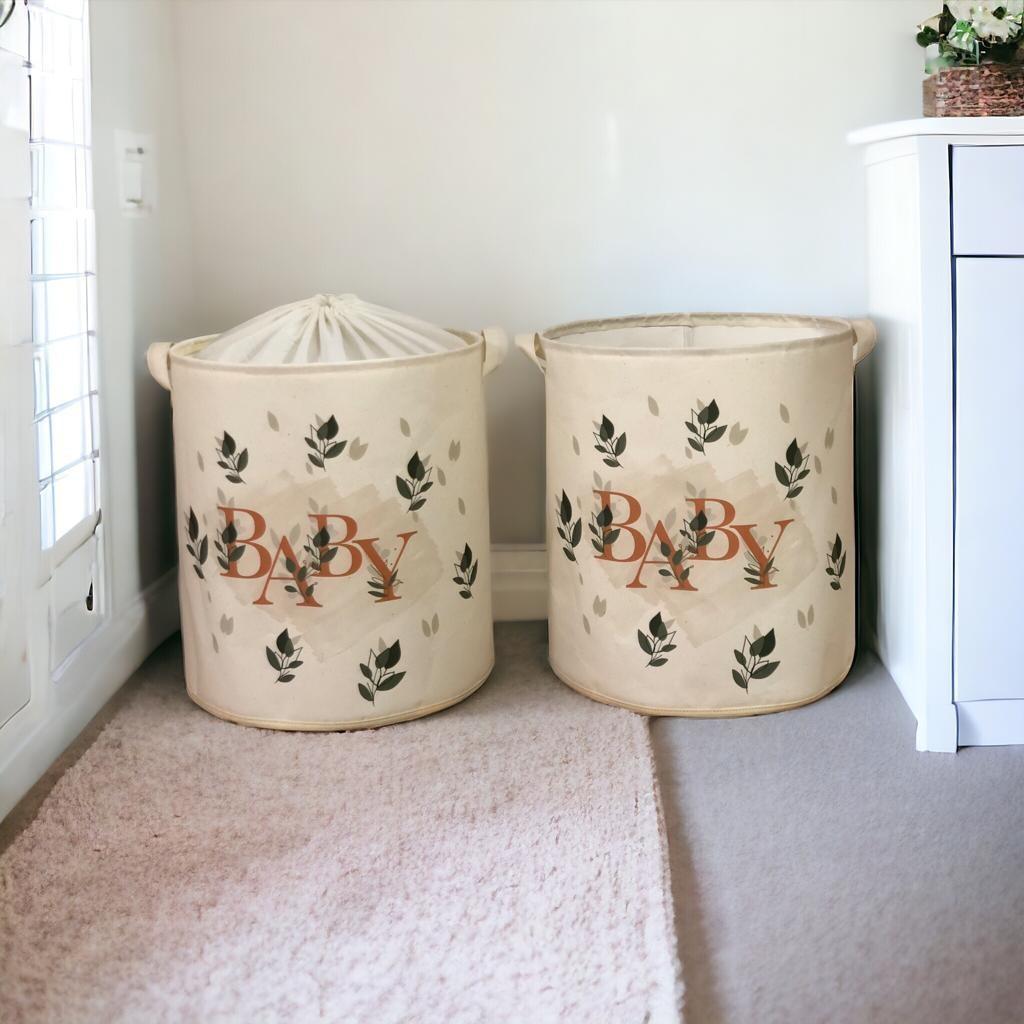 Aberto Design Set 2 korpe za odlaganje Krem