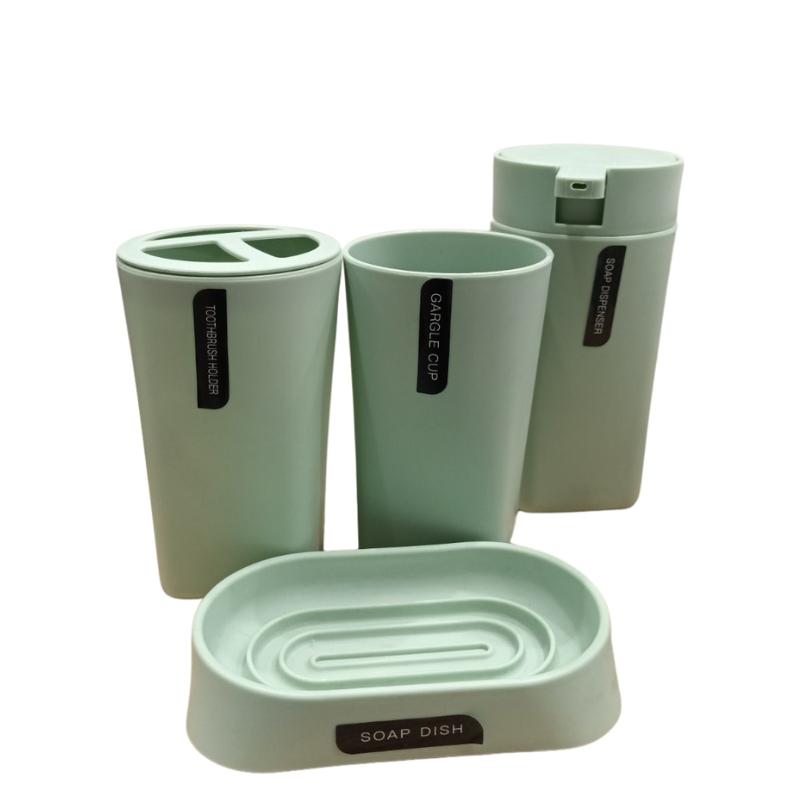 DekorDom Set za kupatilo Basic N11, 4u1, Menta