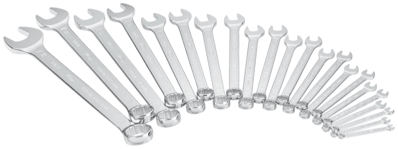 Vigor Set okasto-viljuškastih ključeva V7740/22,  6-36 mm, 22 komada