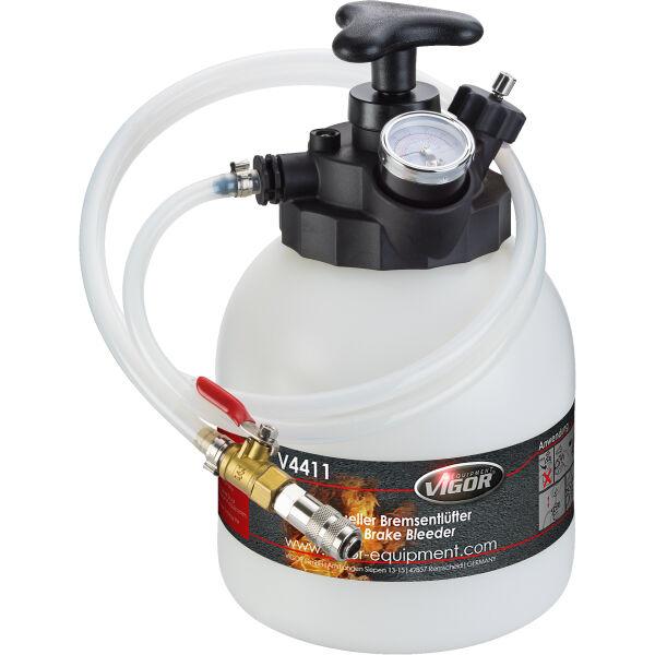 Vigor Pumpa za ozračivanje kočnica, 1.4 bara, 3l