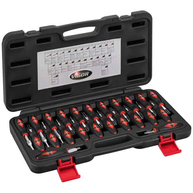 Vigor Set za izvlačenje svih buksni V4451, 23 komada