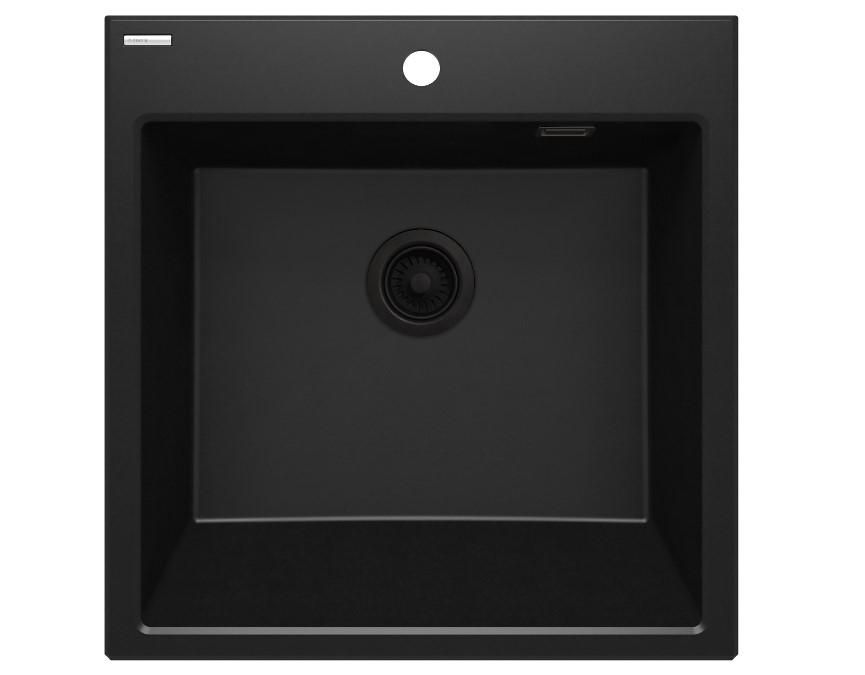 Deante ZQE N10K Granitna sudopera Eridan,Crna