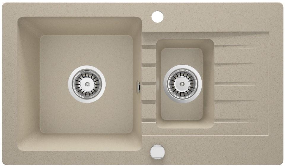 Deante ZQZ 7513 Granitna sudopera Zorba 76/SD/O/2, Boja peska