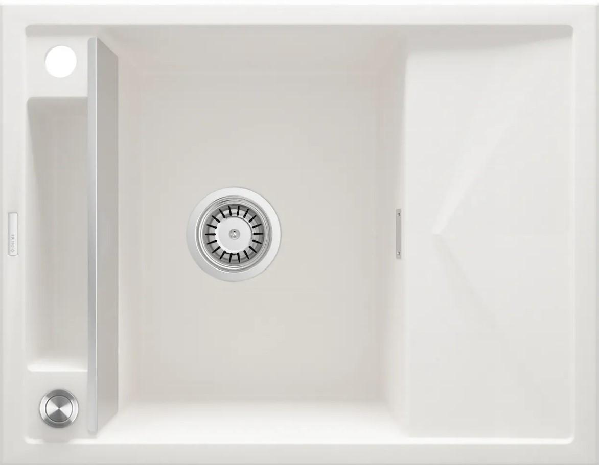 Deante ZRM A103 Granitna sudopera Magnetic, Bela