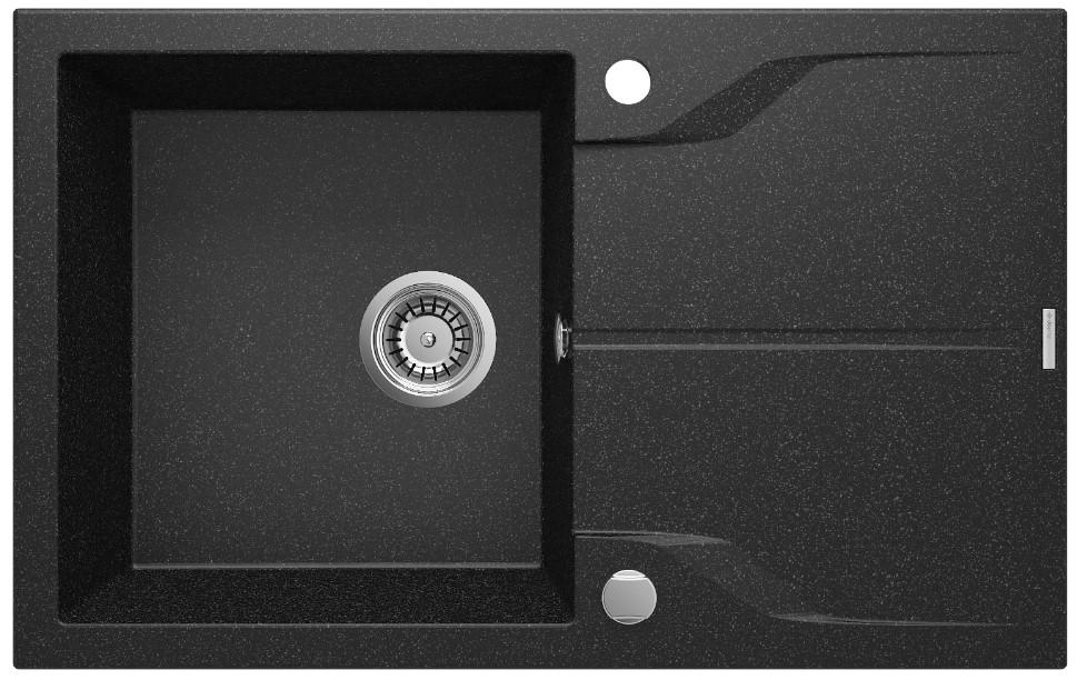 Deante ZQN 2113 Granitna sudopera Andante 78/BL/O, Crna