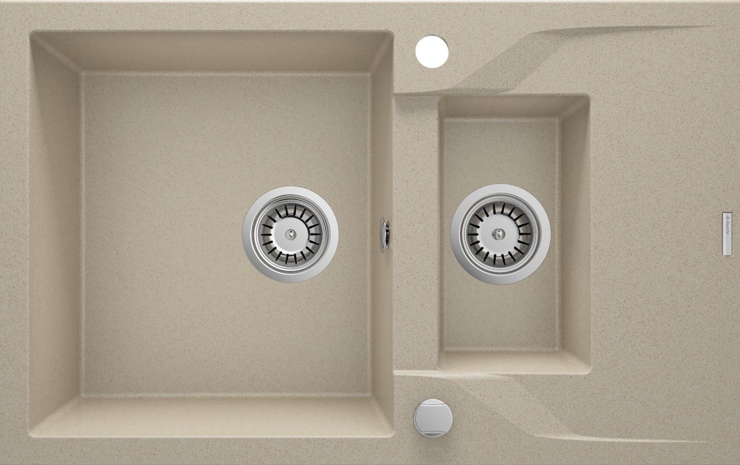 Deante ZQN 7513 Granitna sudopera Andante 78/SD/O, Boja peska