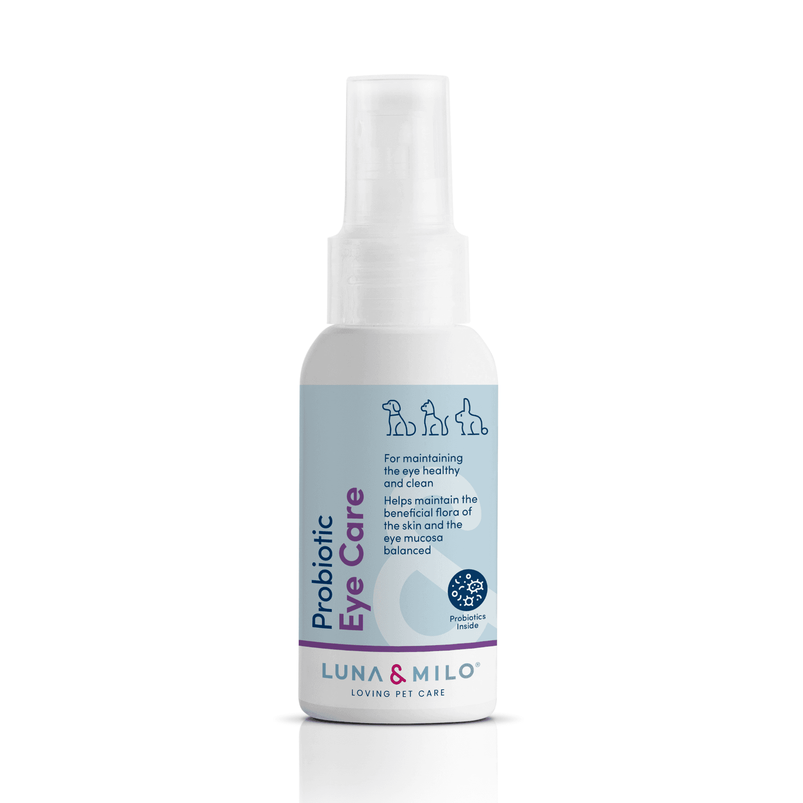 Luna & Milo Probiotski rastvor za pse i mačke za čišćenje i higijenu ušiju i smanjenje iritacija, Probiotic Ear Care, 100ml