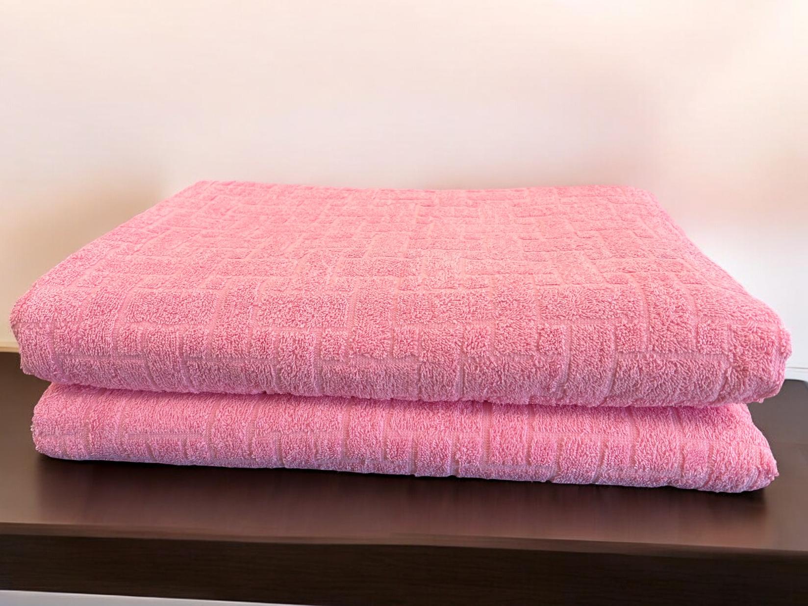 Viktorija Frotirni prekrivač 200x200cm, Roze