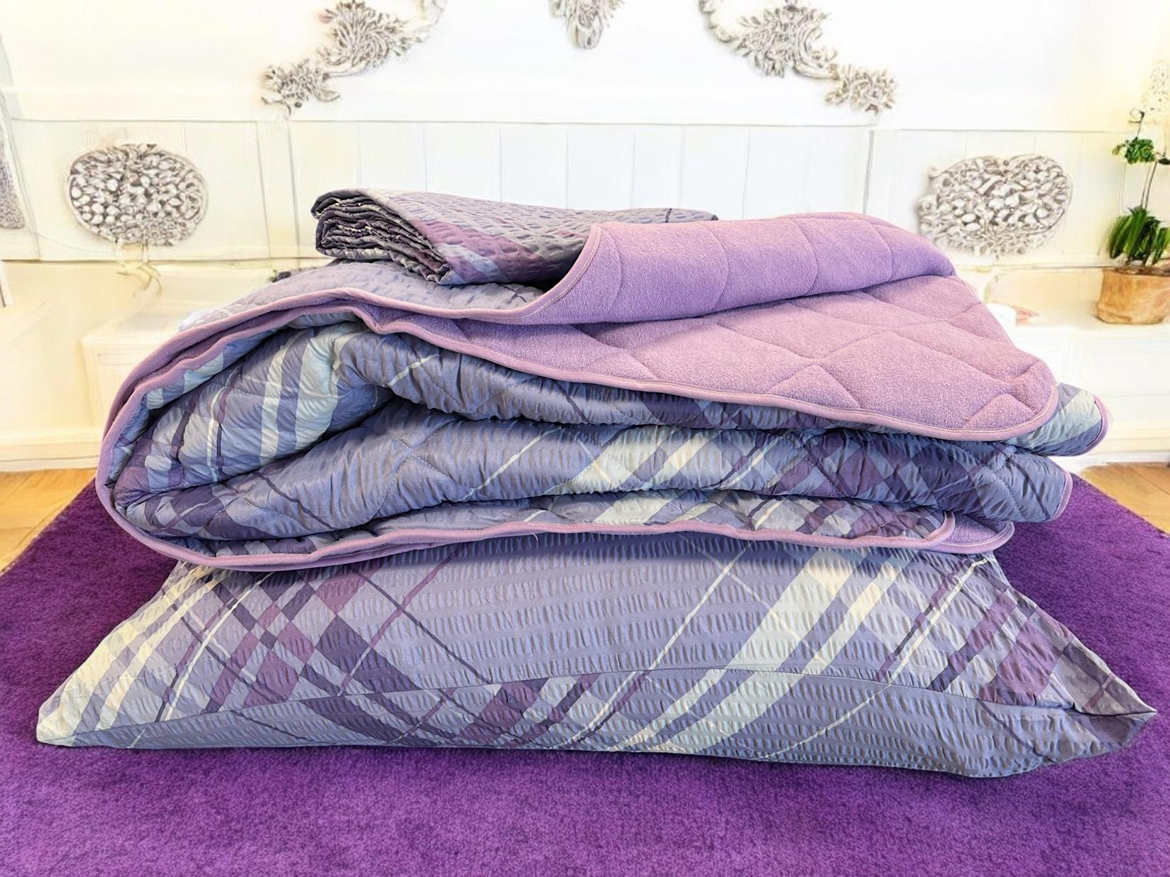 Viktorija Set prekrivač,čaršav i jastučnica, Ljubičasti