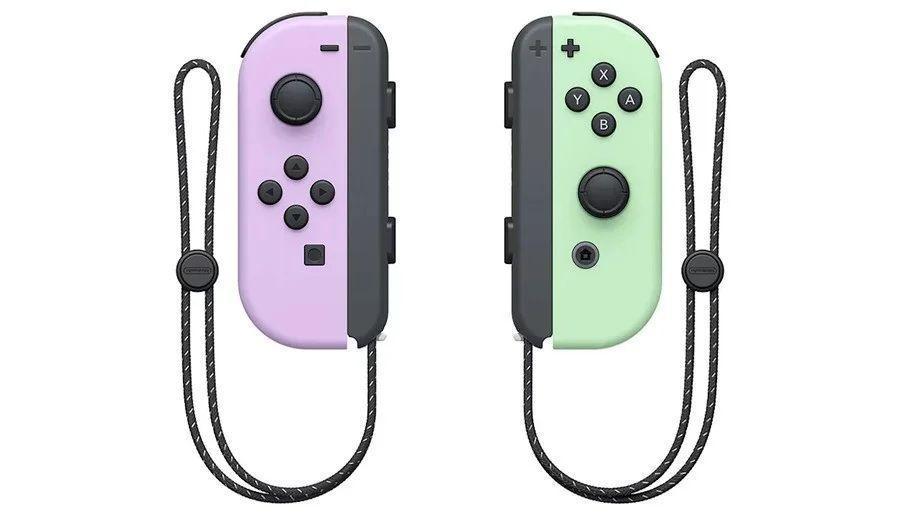 Nintendo Svitch Gamepad ЈoiCon uparite pastelno ljubičastu i pastelno zelenu