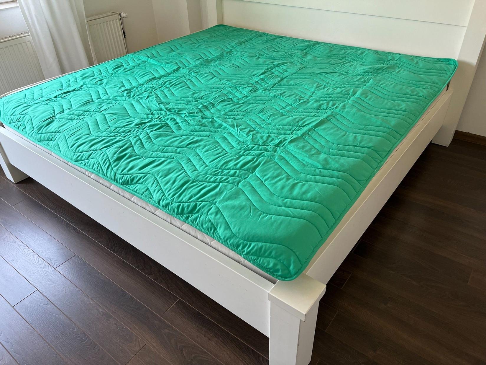 Viktorija Prekrivač letnji  200x200cm, Zeleni