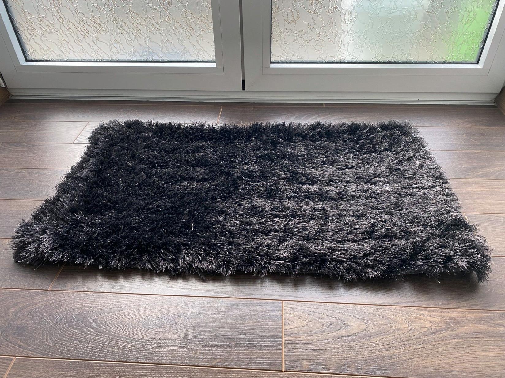 Viktorija Prostirka platnena 50x80cm, Crna